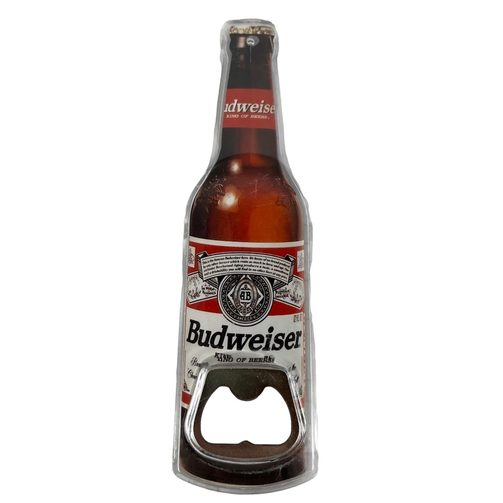 Vintage 1990s Budweiser Bottle Opener King of Beers Anheuser Busch Collector 90s
